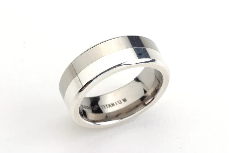 0107-02 Boccia Titanium Ring