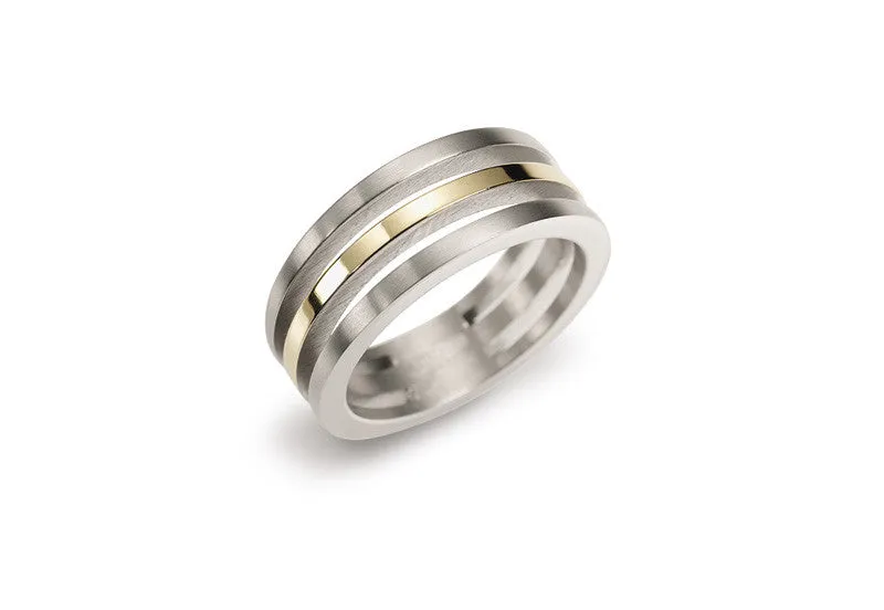 0128-02 Boccia Titanium Ring