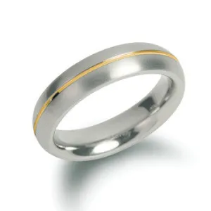 0130-02 Boccia Titanium Ring