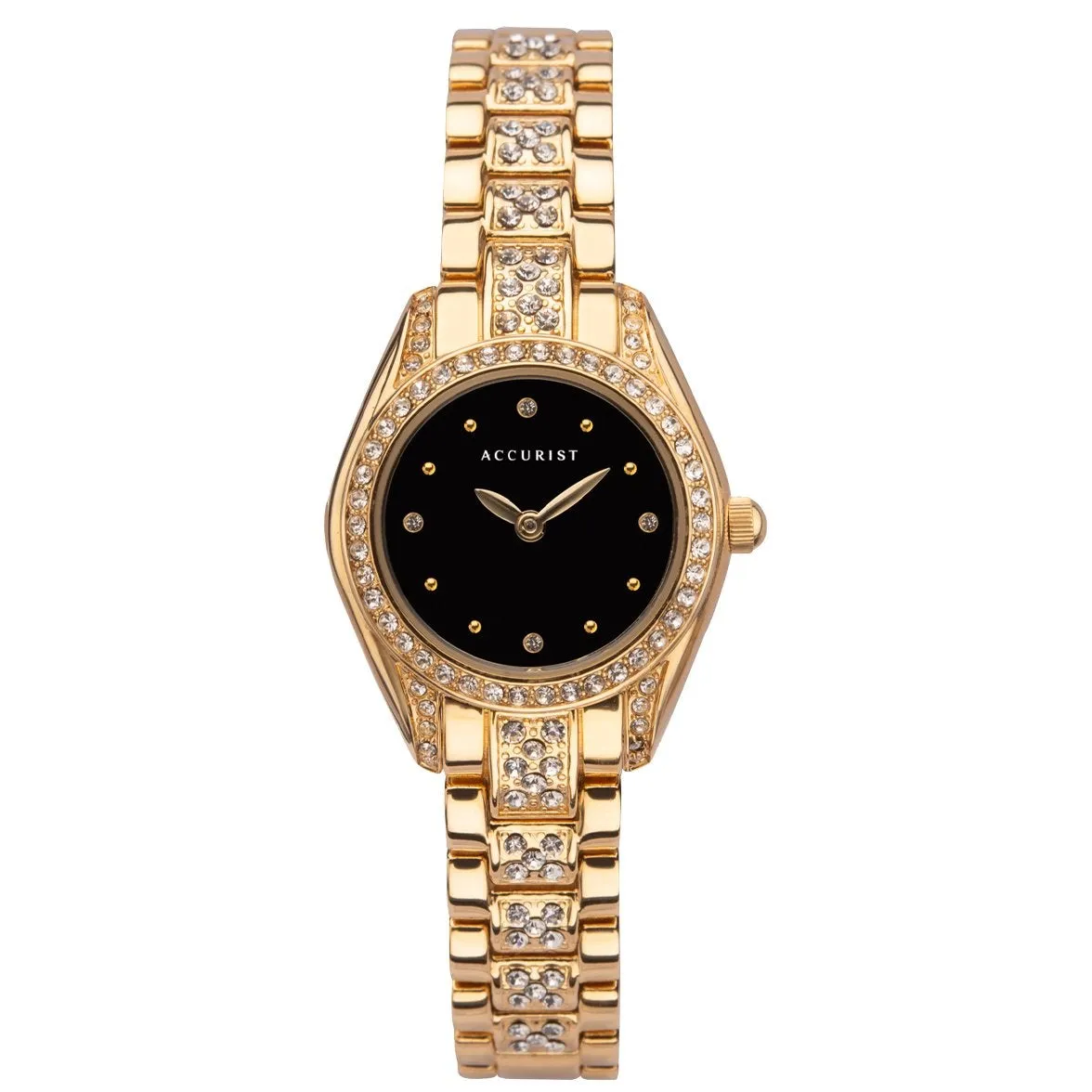 Accurist 8350 Ladies Gold Classic Stainless Steel Watch