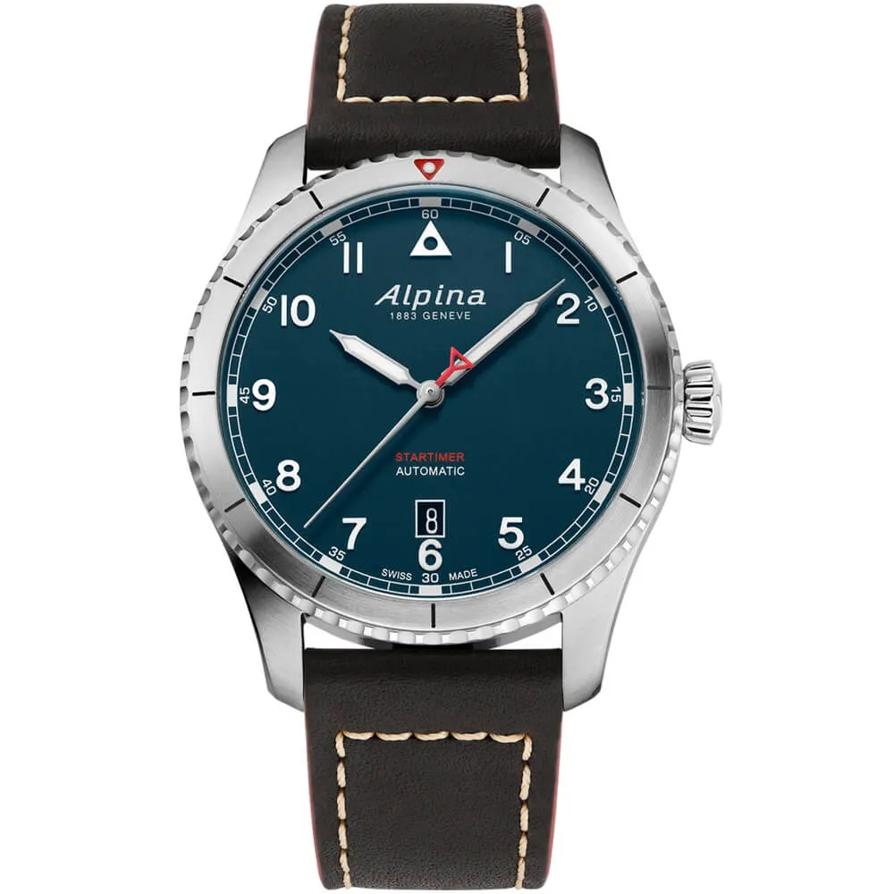 Alpina Startimer Pilot Automatic Petroleum Blue 41 MM Men's Watch AL-525NW4S26