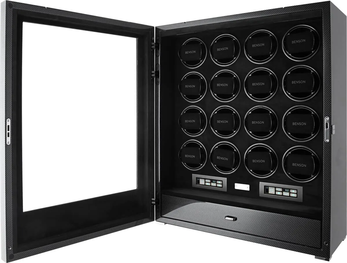 BSN Watch Winder Black Series Pro 16.19.CF Carbon Fiber