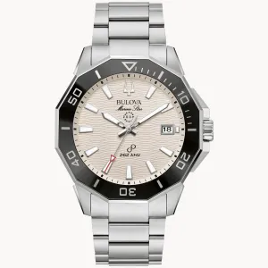 Bulova Marine Star Pescionist Stainless Watch Series C 96B426