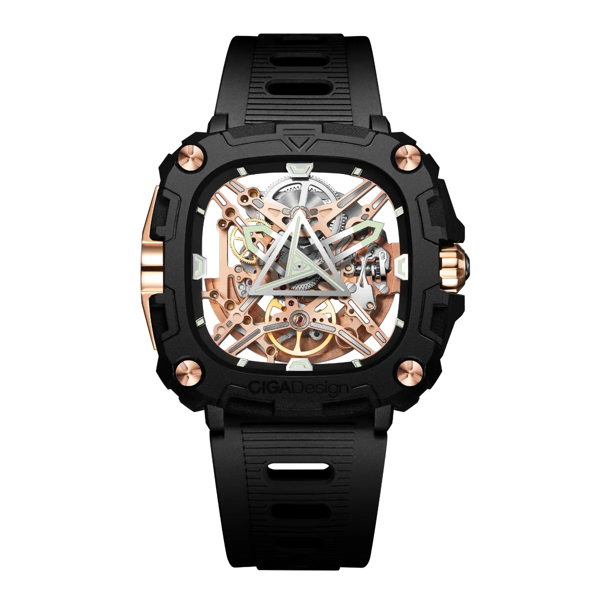 CIGA Design X-Series Eye Of Horus Rose DLC Automatic Watch