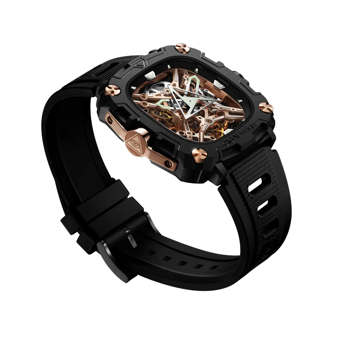 CIGA Design X-Series Eye Of Horus Rose DLC Automatic Watch