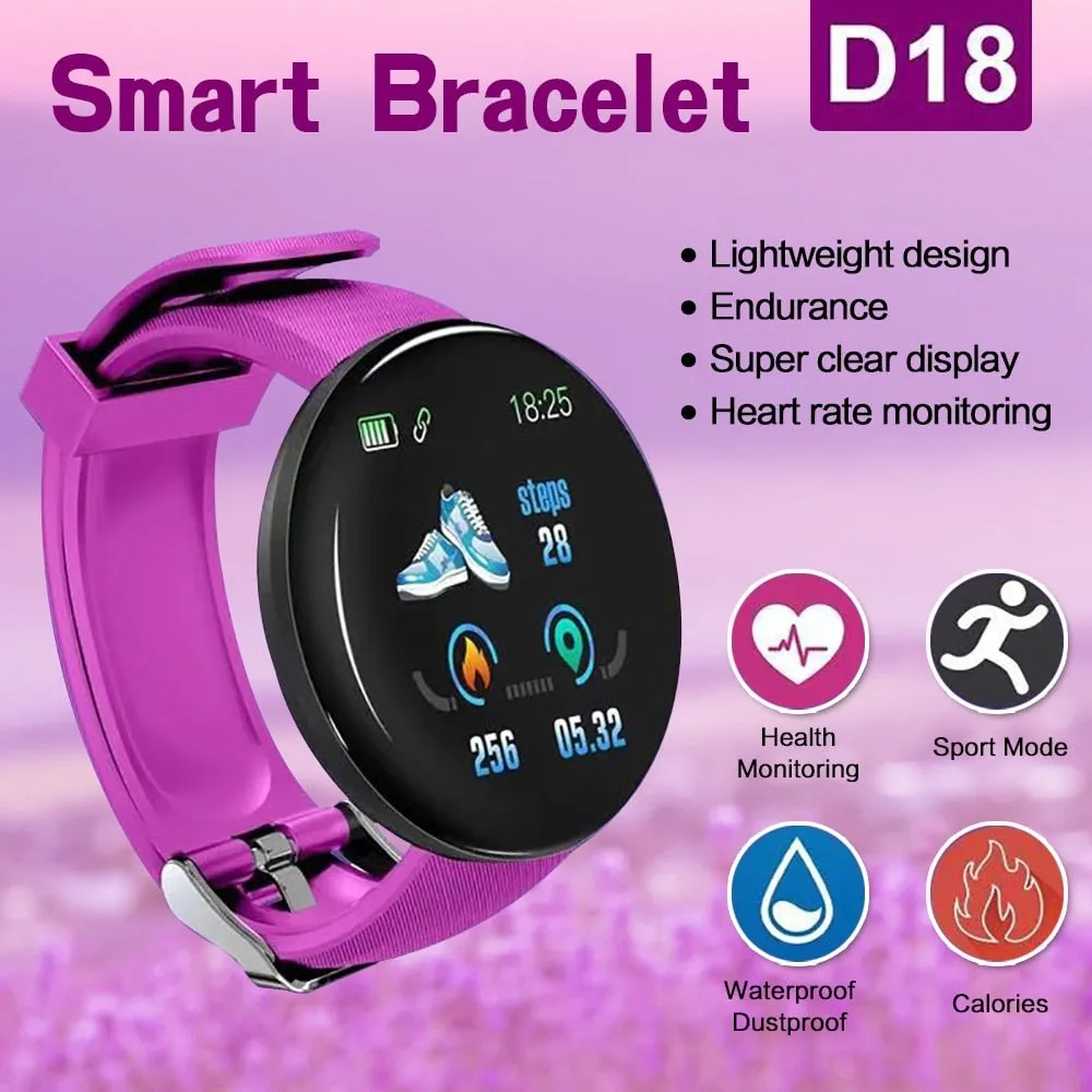 D18 Fitness Smart Watch