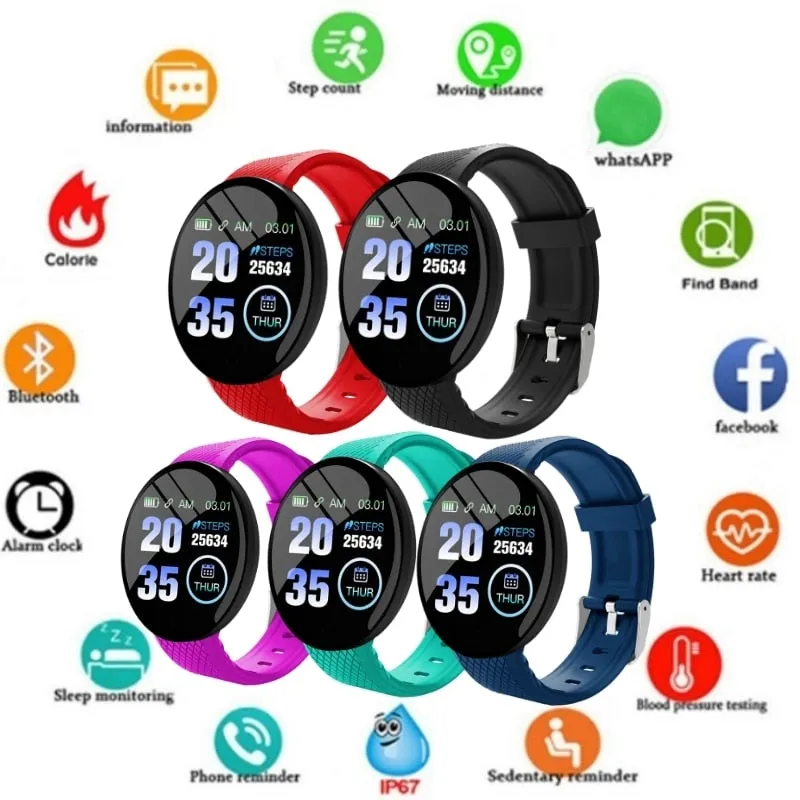 D18 Fitness Smart Watch