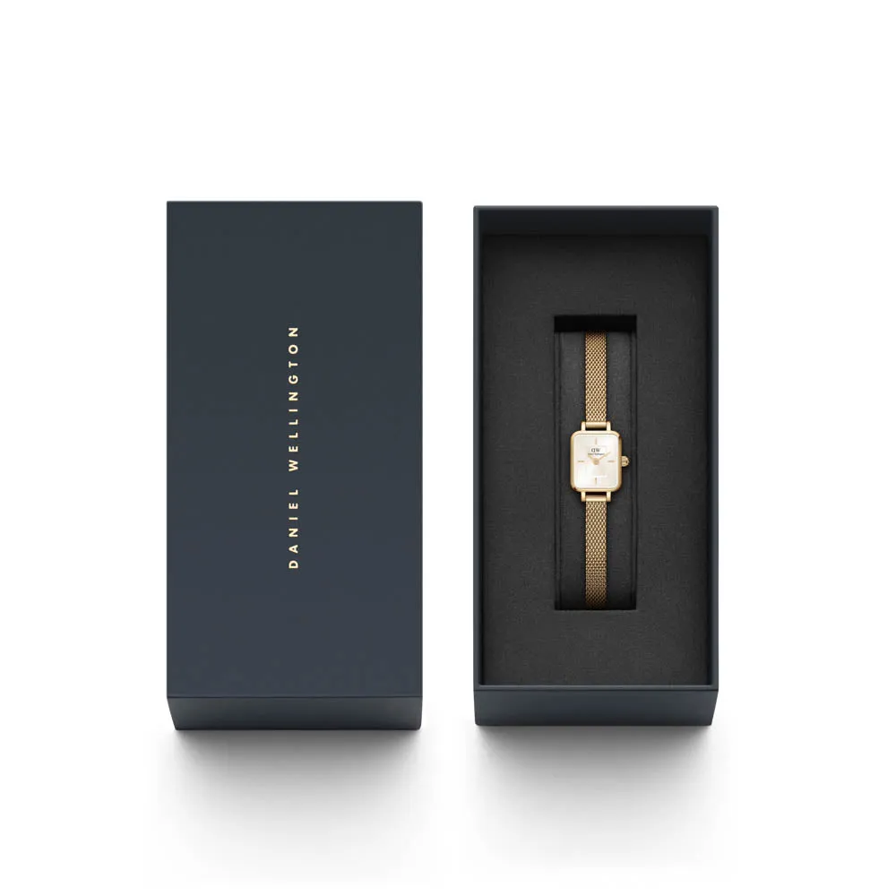 Daniel Wellington Quadro Mini Evergold Yellow Gold Watch