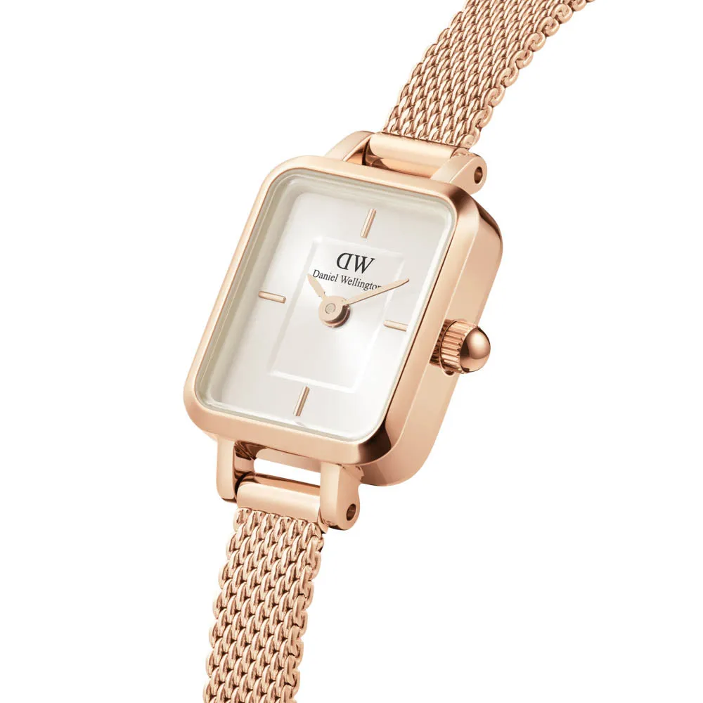 Daniel Wellington Quadro Mini Melrose Rose Gold Watch