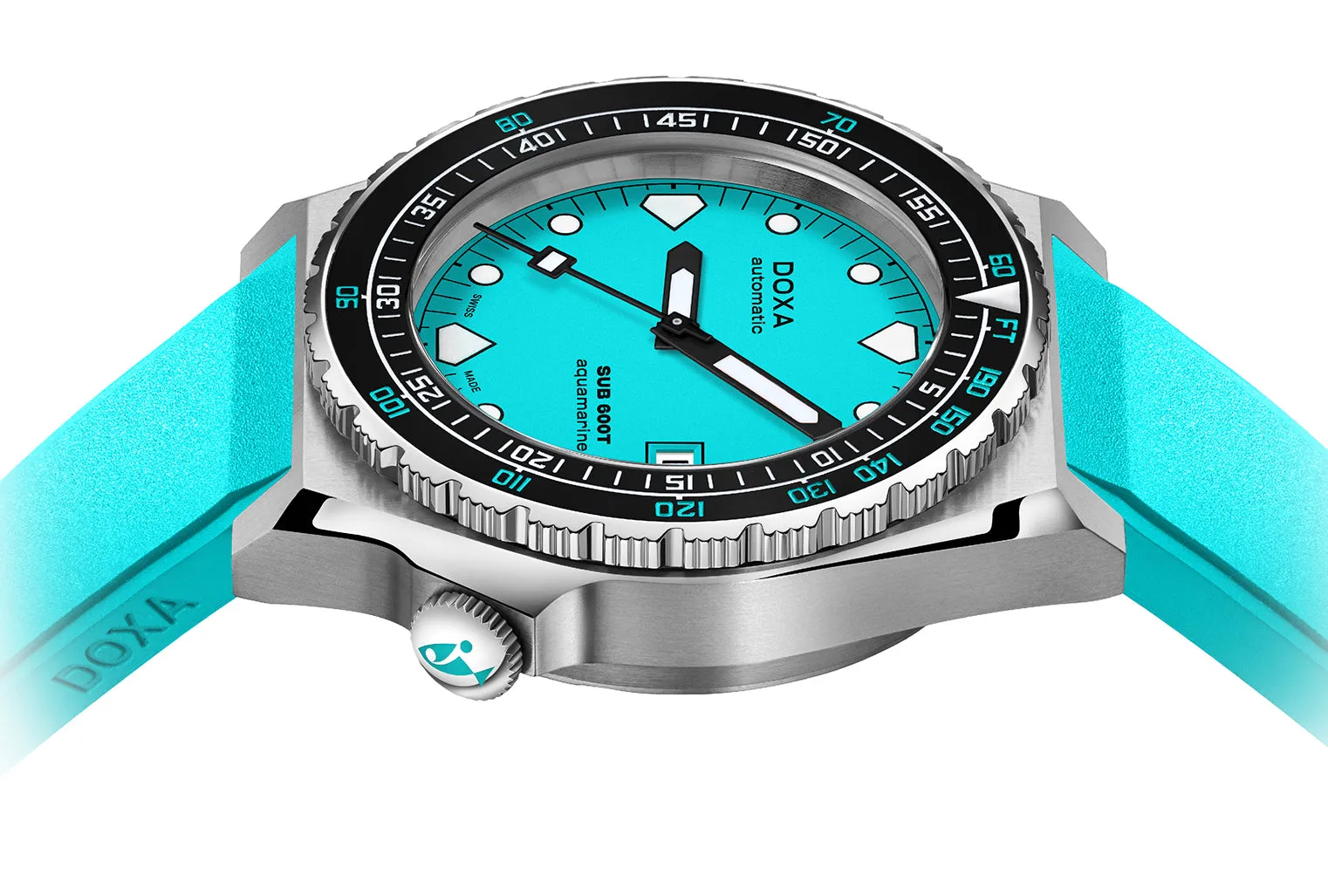 DOX Watch SUB 6T Aquamarine Rubber