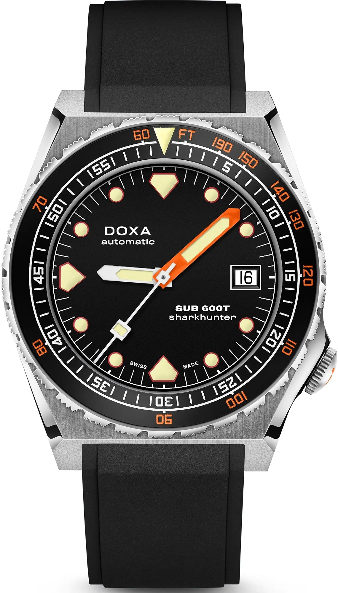 DOX Watch SUB 6T Sharkhunter Rubber