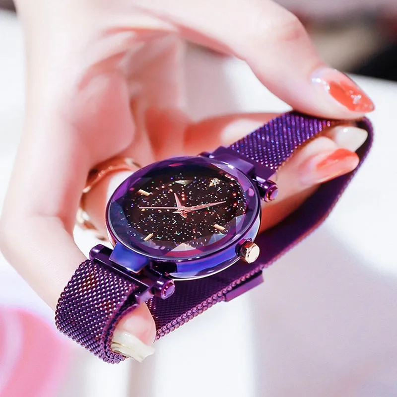 Elegant Magnet Buckle Women Watch