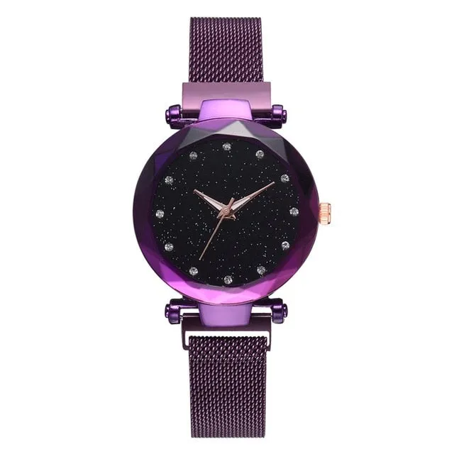 Elegant Magnet Buckle Women Watch