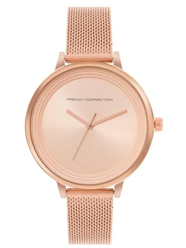 French Connection Analog Rose Gold Dial Women's Watch-FCJR02