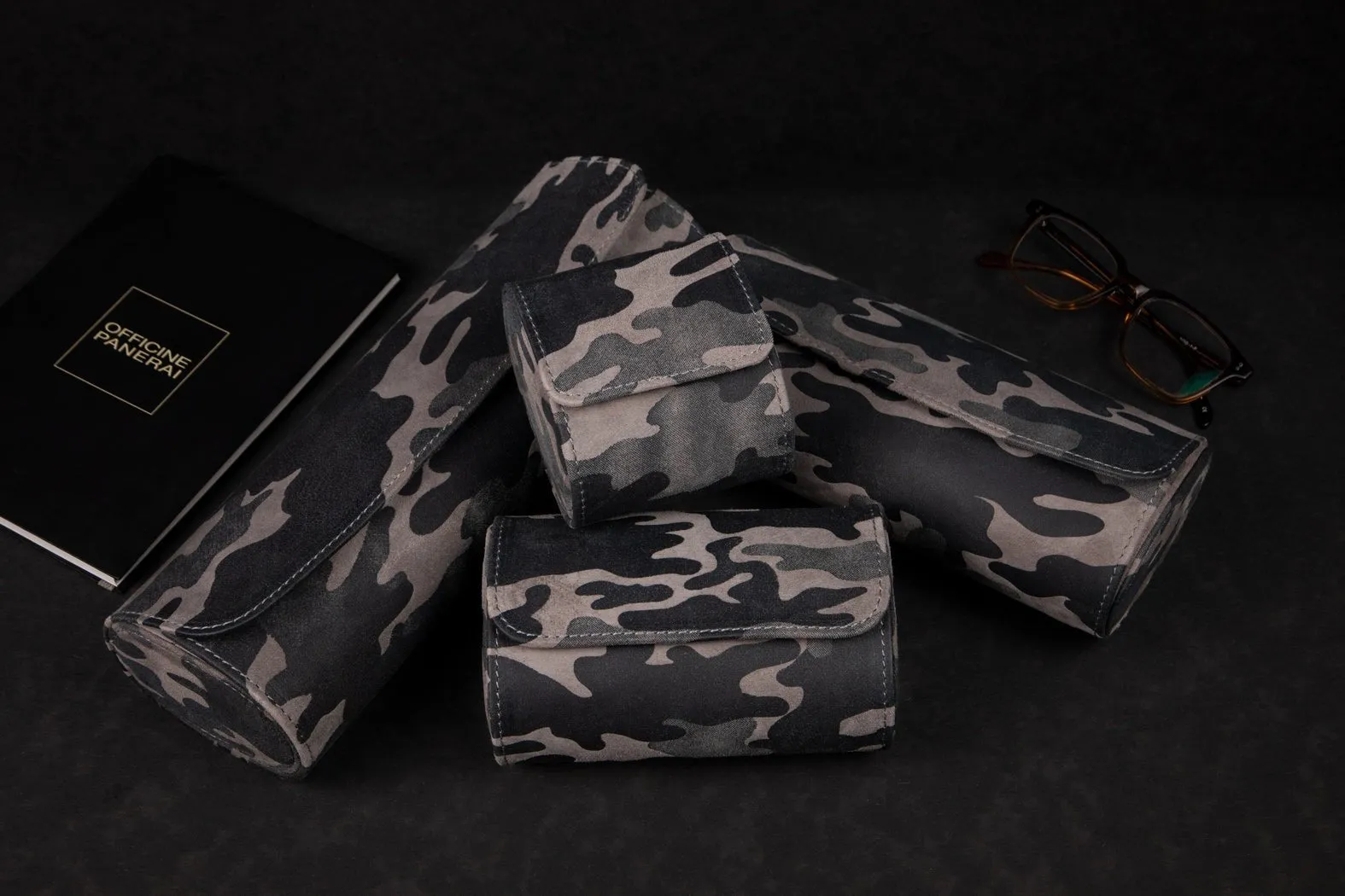 Galata - Camouflage Grey Watch Roll