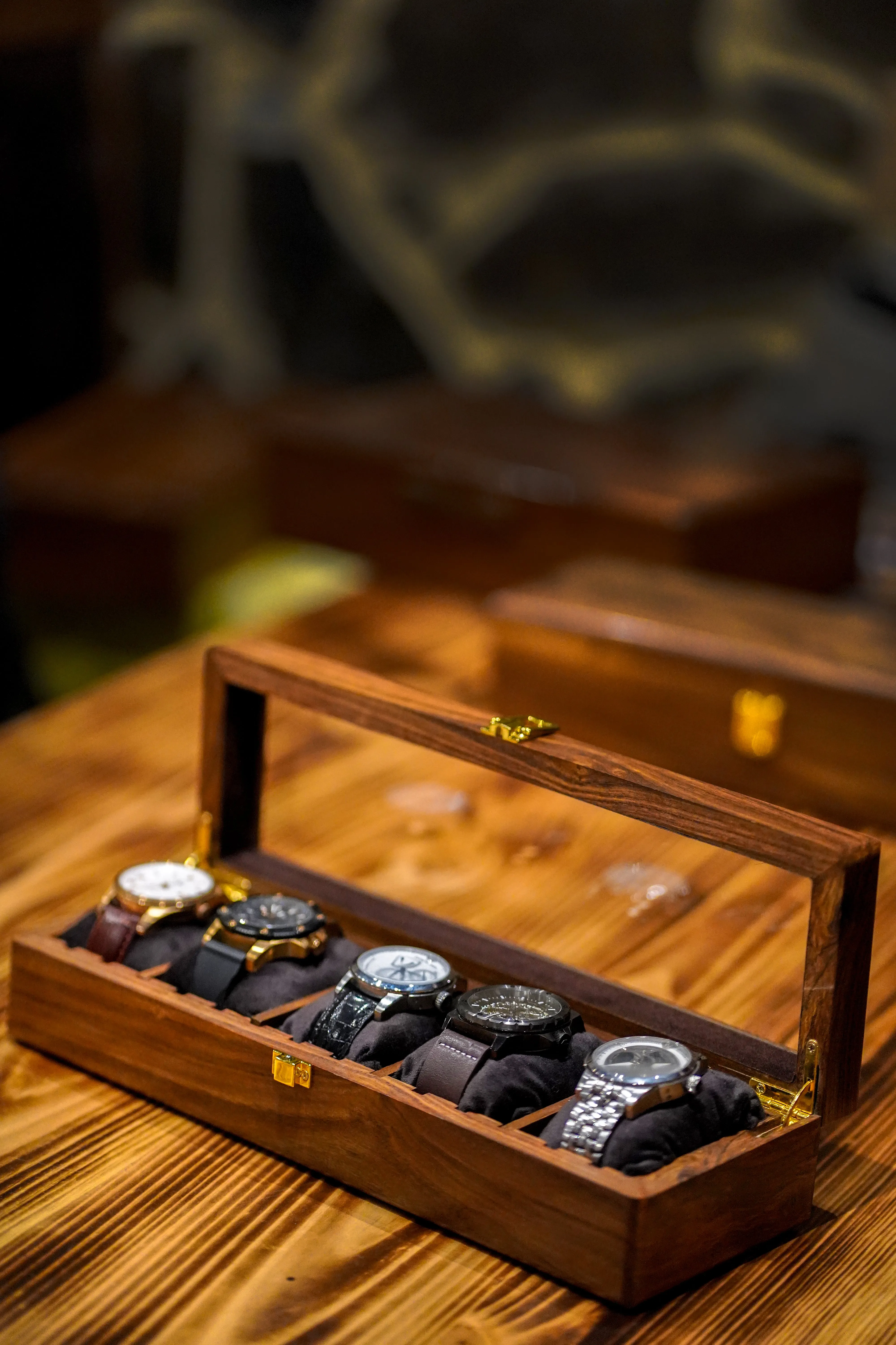 Men's Watch Box ( 5 slots)