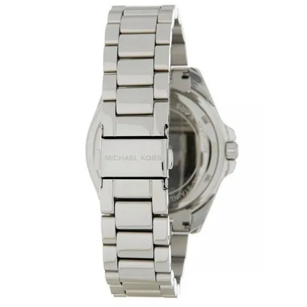 Michael Kors Bradshaw Silver Stainless Steel Silver Dial Quartz Watch for Ladies - MK6554