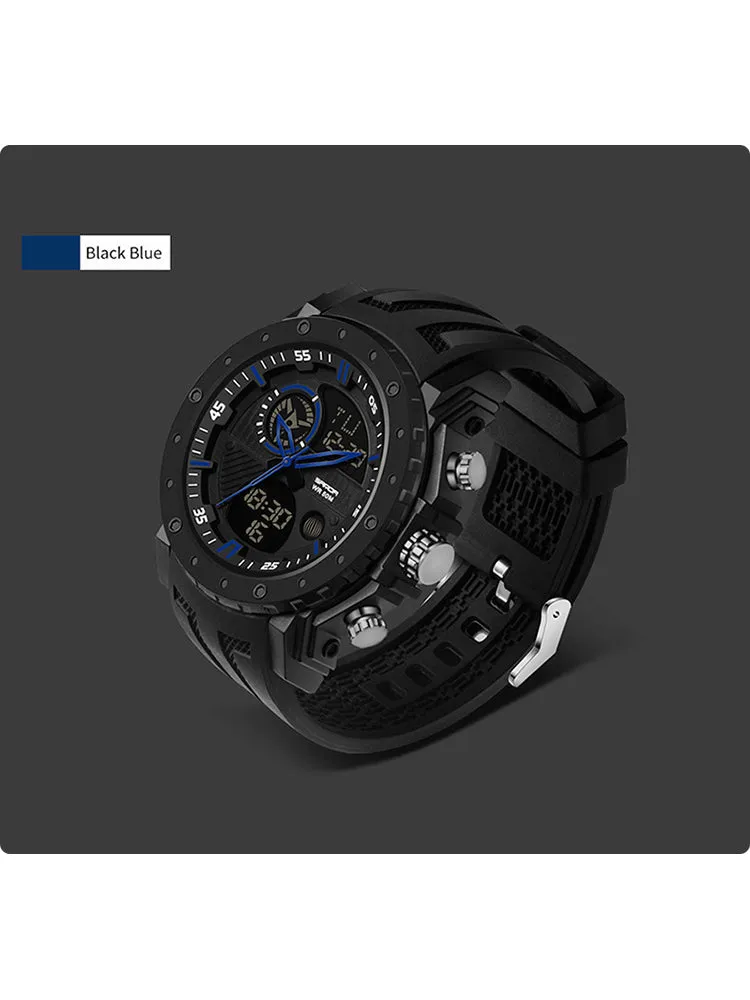 Multi-Functional Dual Display Luminous Smart Watch Waterproof Outdoor Sports Watch