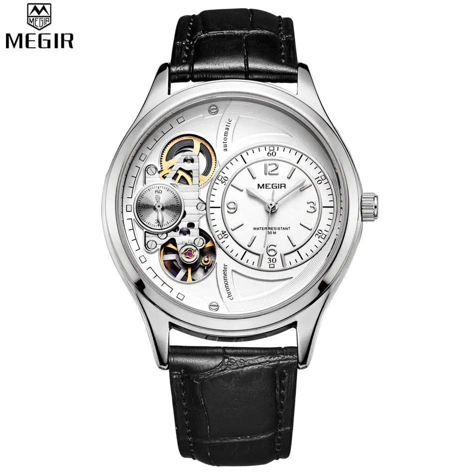 New Luxury Rose Gold Clock Men Hollow Automatic Watch Military Sport Watch Mechanical Relogio Male Montre Watch Men Relojes