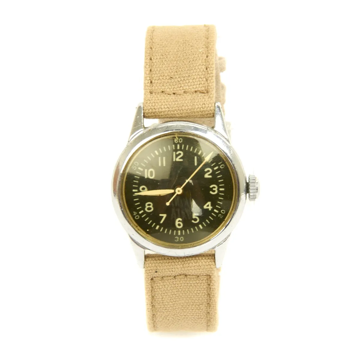 Original U.S. WWII 1942-dated Type A-11 USAAF Wrist Watch by Waltham - Excellent Functional Condition