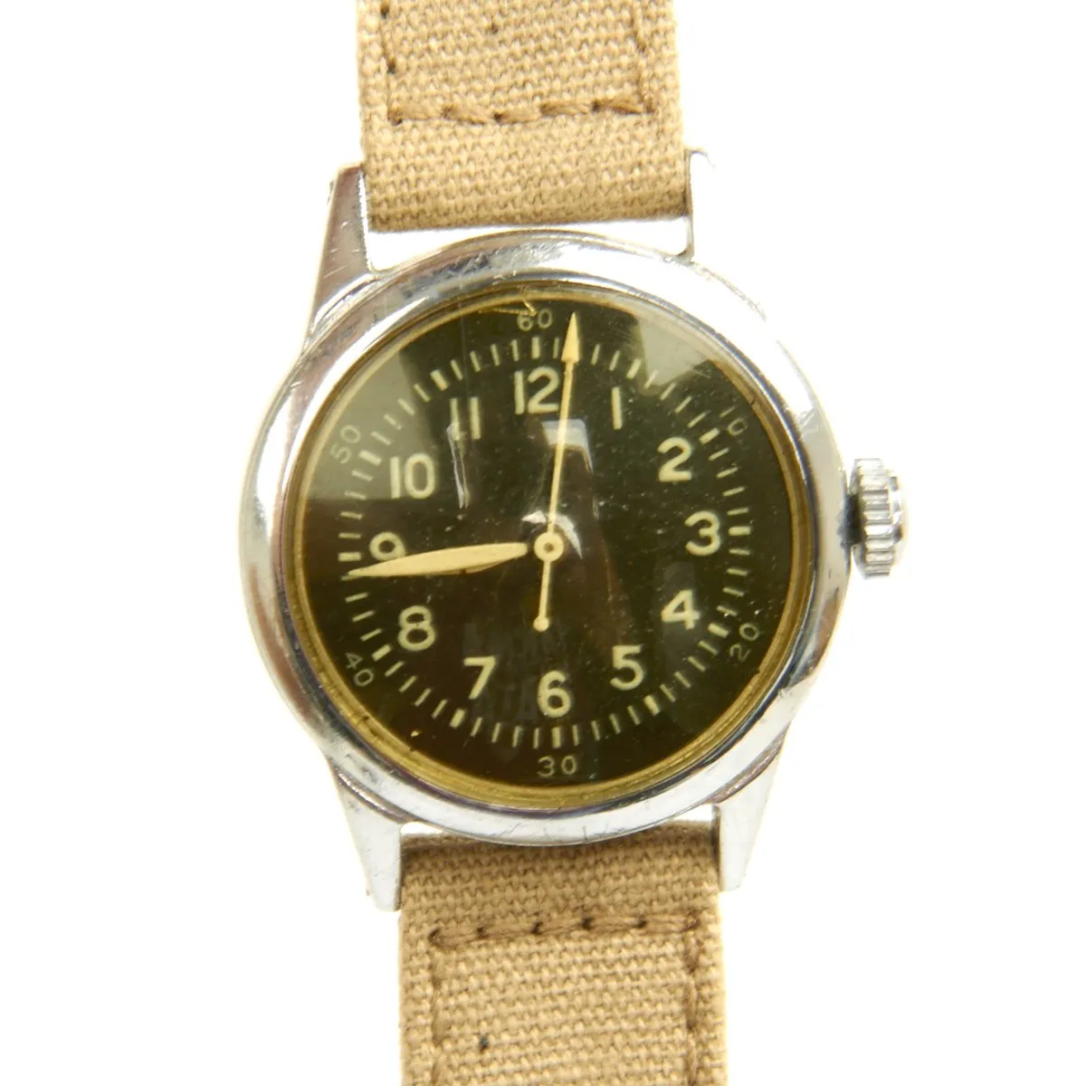 Original U.S. WWII 1942-dated Type A-11 USAAF Wrist Watch by Waltham - Excellent Functional Condition