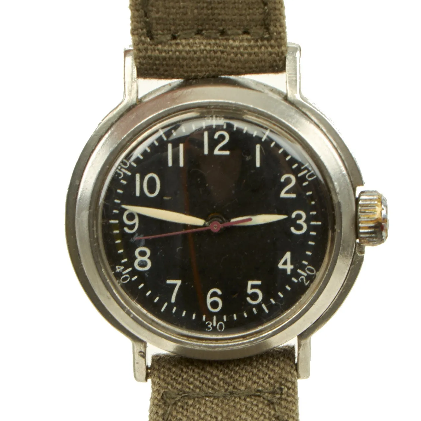 Original U.S. WWII 1942-dated Type A-11 USAAF Wrist Watch by Waltham - Fully Functional