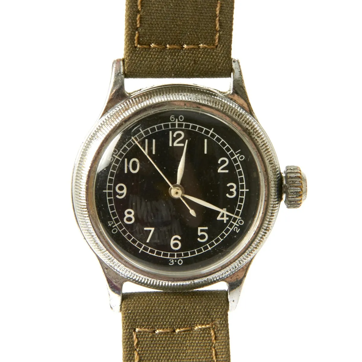 Original U.S. WWII 1944 Type A-11 USAAF Wrist Watch by Bulova - Fully Functional