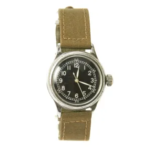 Original U.S. WWII 1944 Type A-11 USAAF Wrist Watch by Bulova - Fully Functional