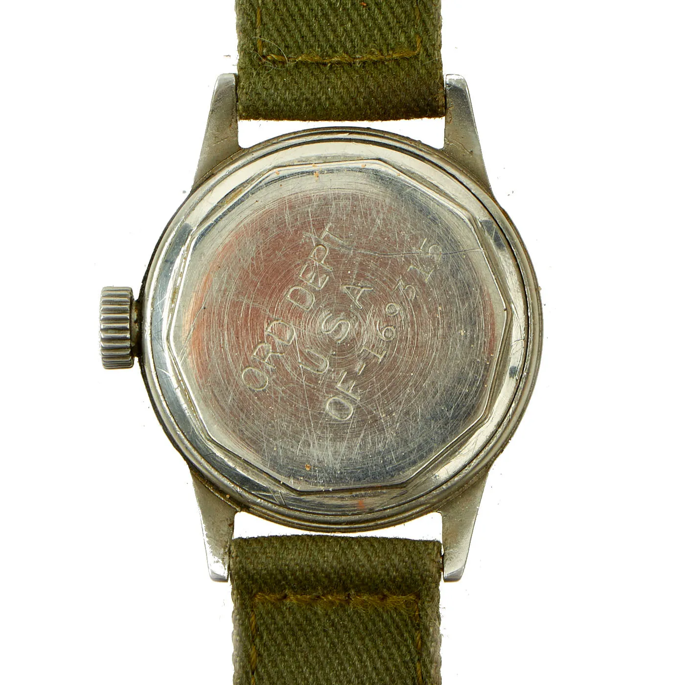 Original U.S. WWII Ordnance Department Wrist Watch by Waltham - Fully Functional