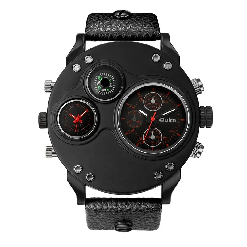 OULM Unique Luxury Sport Men's Quartz Wristwatch