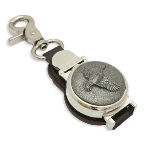 Partridge Leather Fob Watch Belt Clip