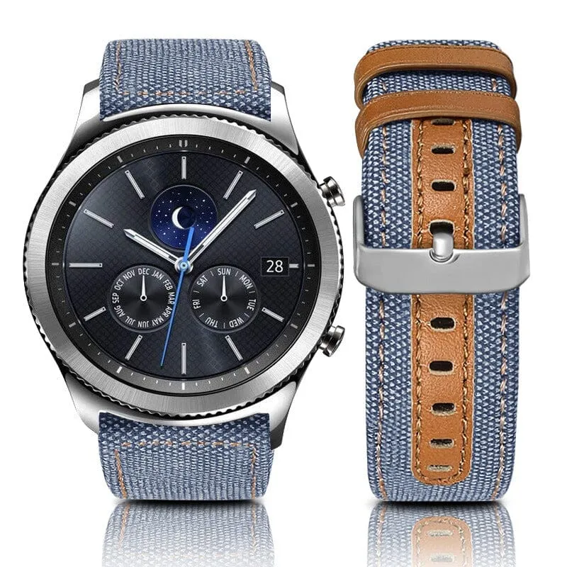 Replacement Denim Watch Straps compatible with most watches