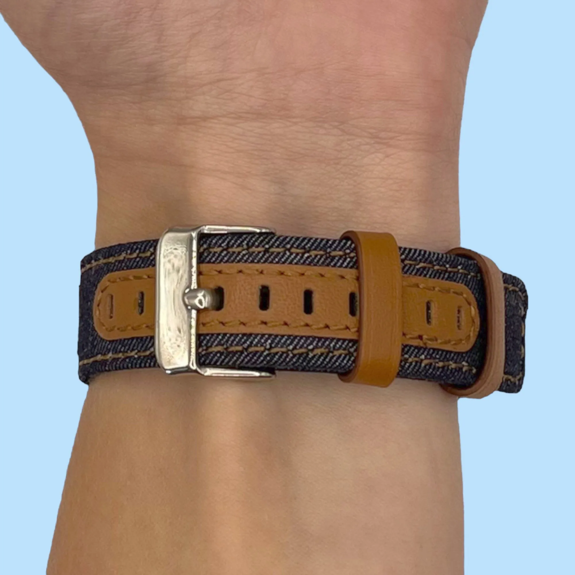 Replacement Denim Watch Straps compatible with most watches