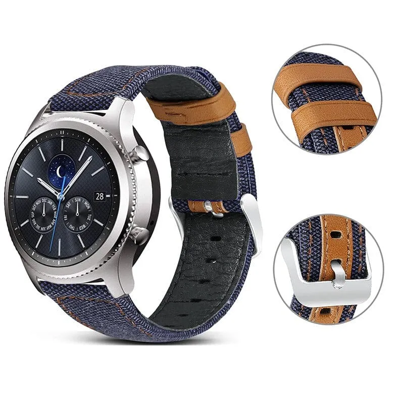 Replacement Denim Watch Straps compatible with most watches