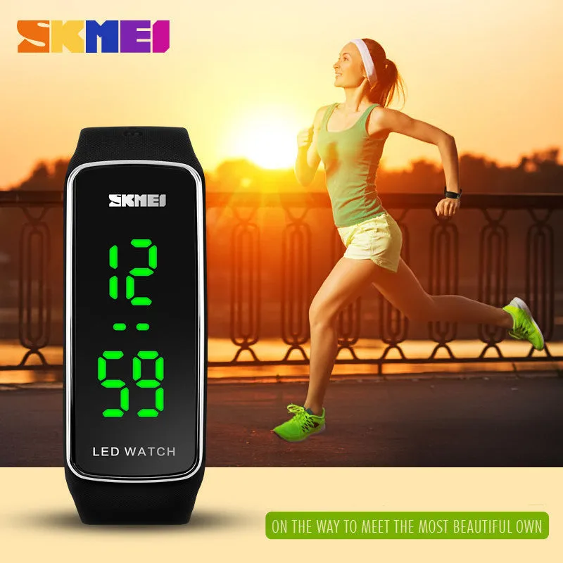 SKMEI Men Sports Watches Women Digital Watch Fashion Brand Relogio Feminino Relojes Mujer  New Lady LED Display Wristwatches