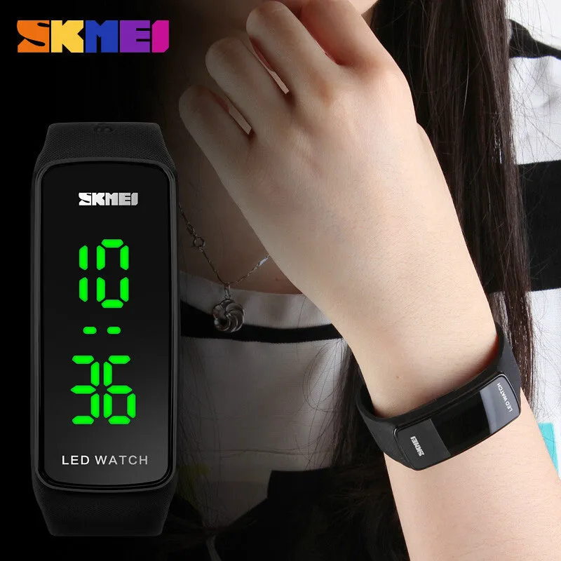 SKMEI Men Sports Watches Women Digital Watch Fashion Brand Relogio Feminino Relojes Mujer  New Lady LED Display Wristwatches