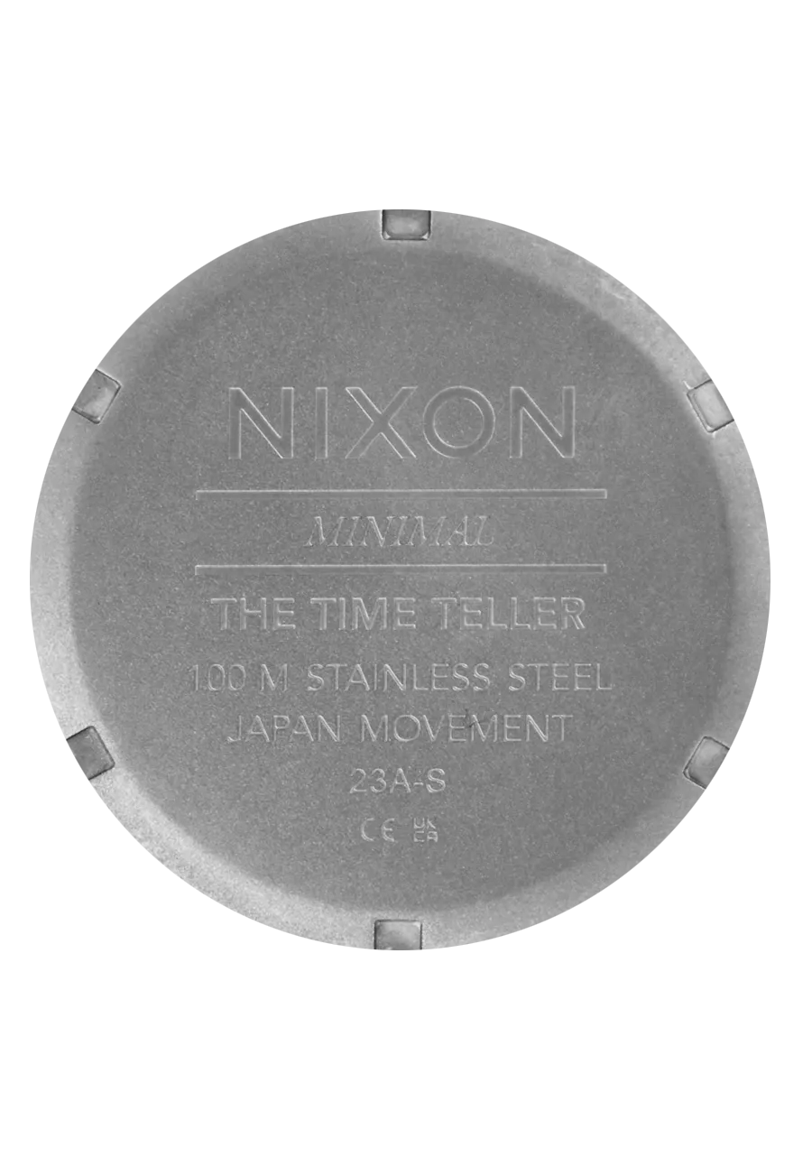 Time Teller Leather - Lt Gunmetal / Basalt / Sienna