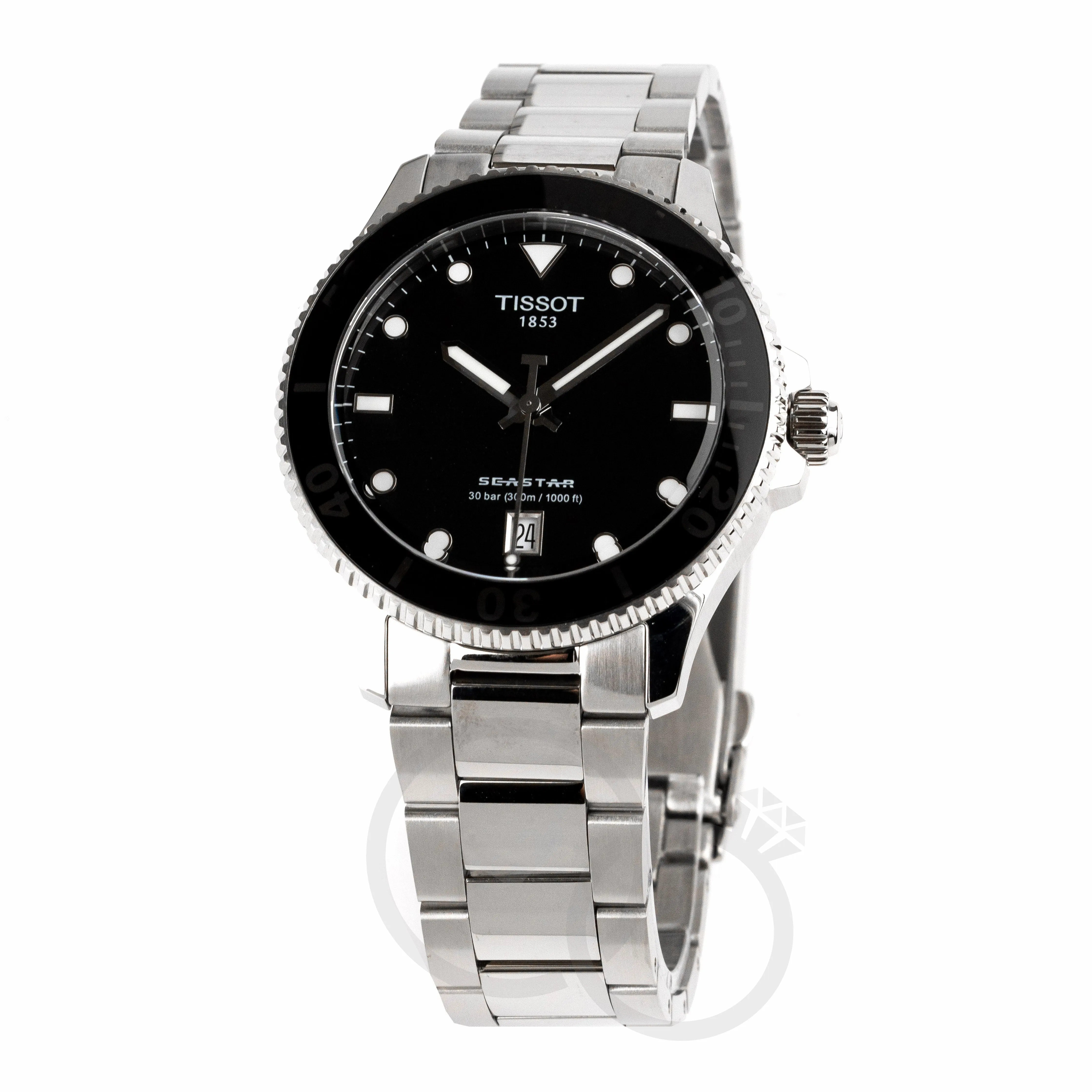 Tissot Seastar 1000 40mm Unisex Black Watch T1204101105100