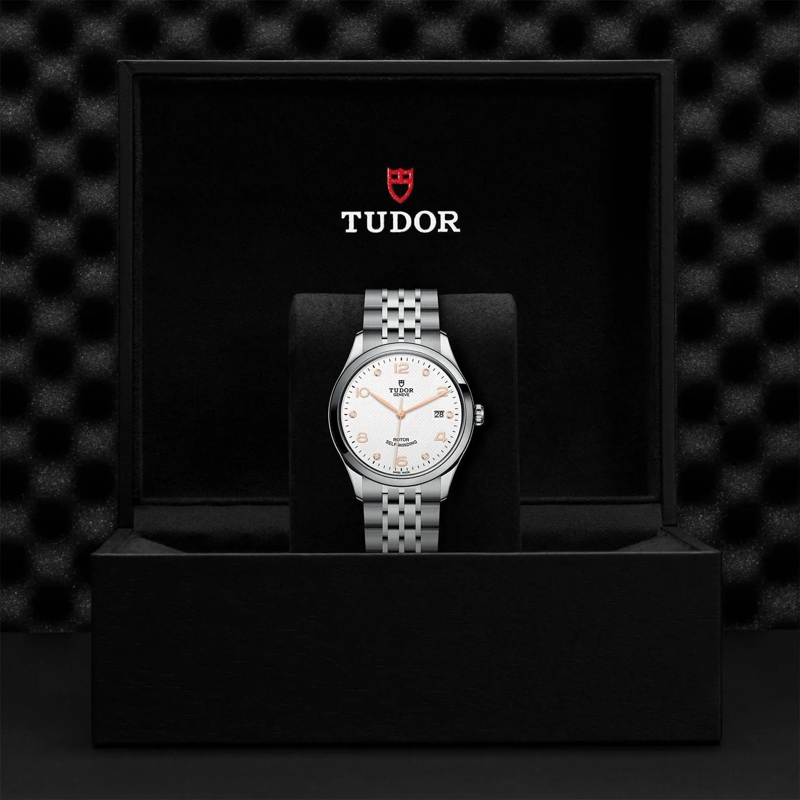 TUDOR 1926 39mm Steel Diamond Dial Watch - M91550-0013