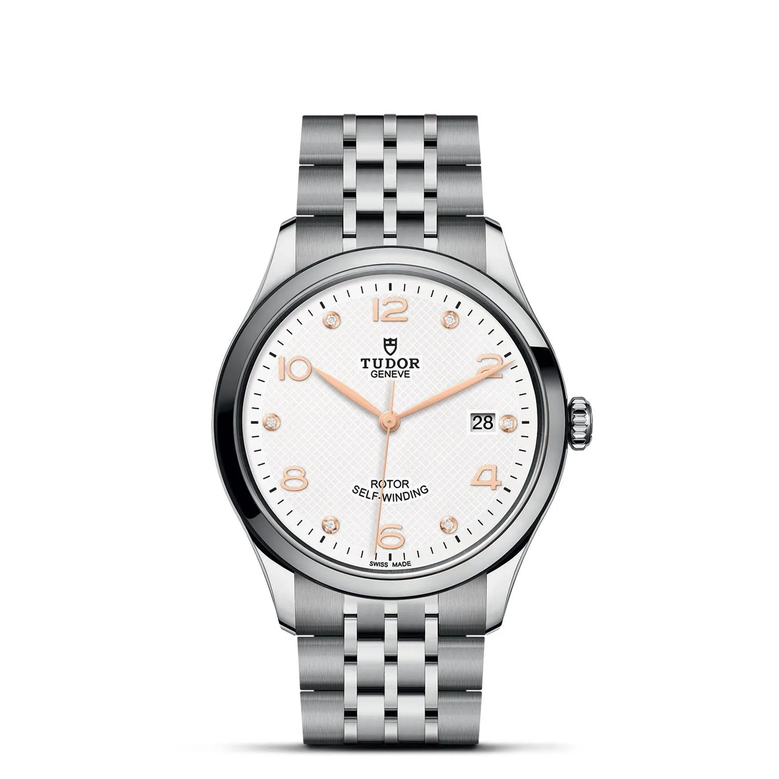 TUDOR 1926 39mm Steel Diamond Dial Watch - M91550-0013