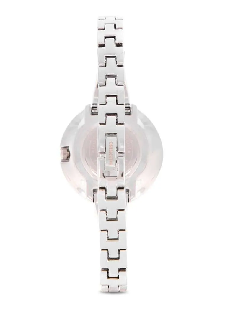 Valentino 20122150-MOP DIAL Silver Fashion Metal Band Watch for Women