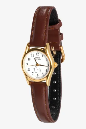 WCHAPINB6 - Casio Women's Penguin Leather Watch