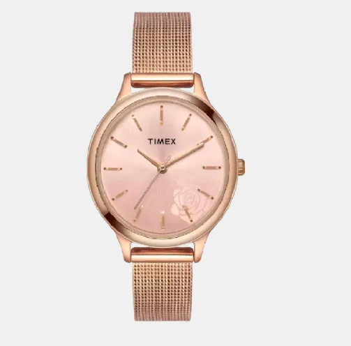 Women's Pink Analog Stainless Steel Watch TWTL12102